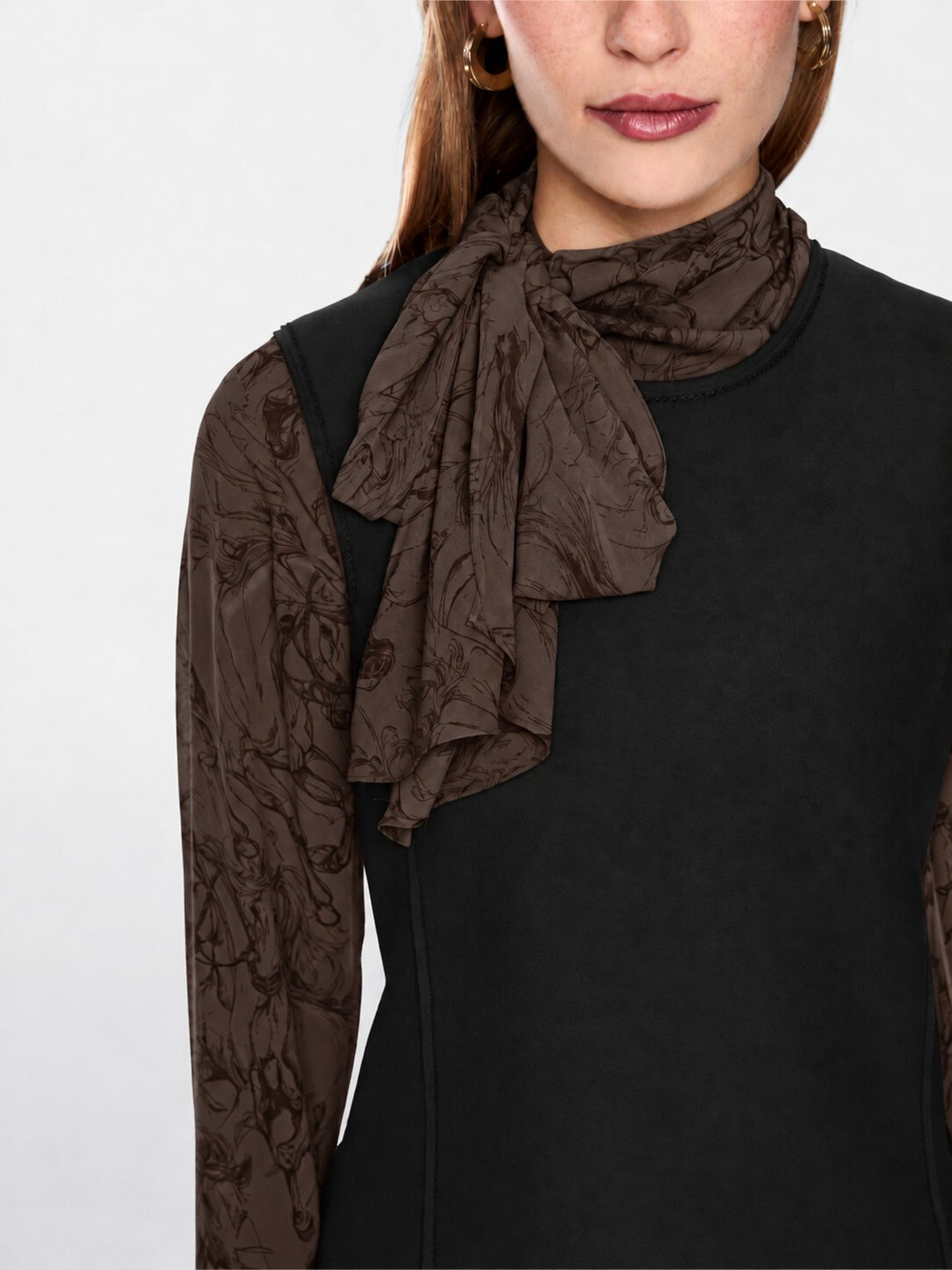 Marc Cain Knitted in Germany Jurk – Zwart-100% wol-DAMES JURKEN-Zwart