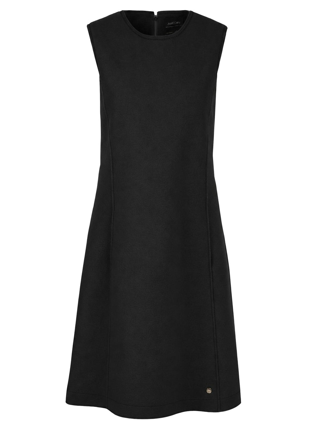 Marc Cain Knitted in Germany Jurk – Zwart-100% wol-DAMES JURKEN-Zwart