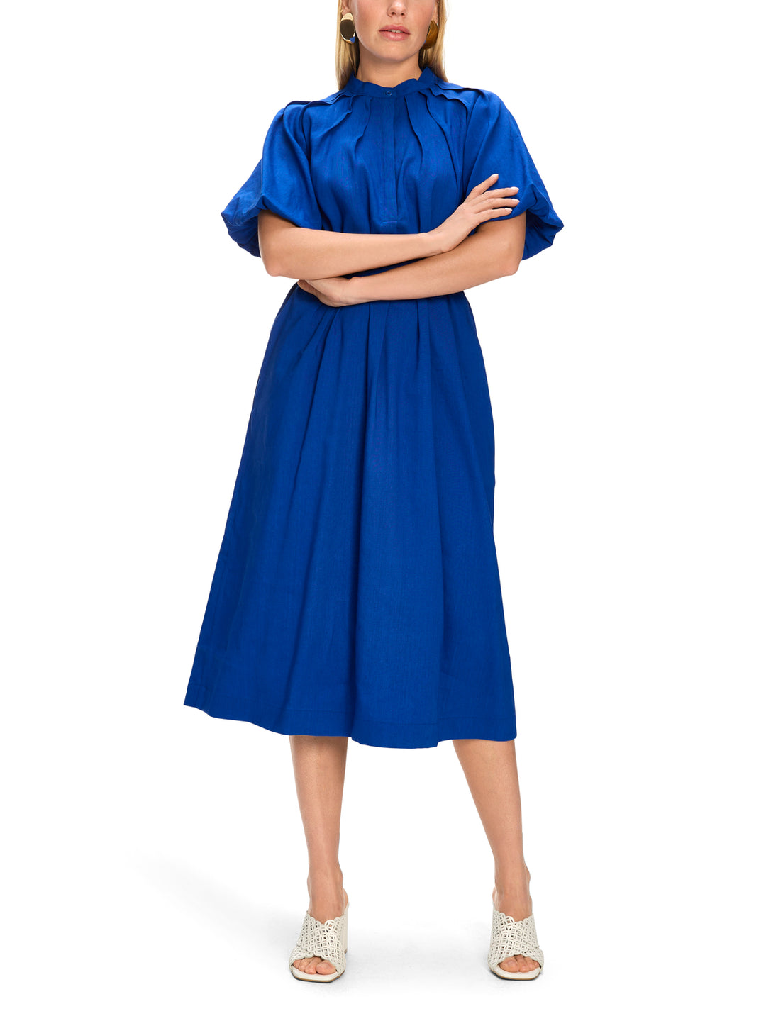 Marc Cain Lange Jurk – Kobalt-DAMES JURKEN-Blauw