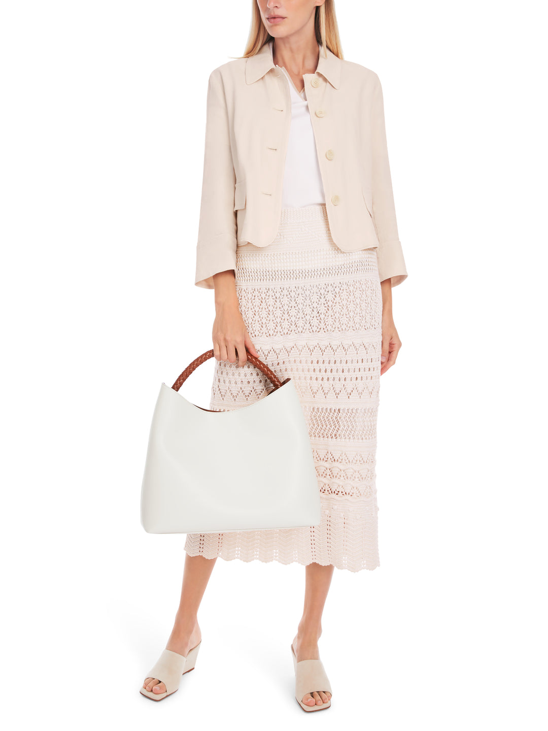 Marc Cain lichte linnen blazer-DAMES BLAZERS & GILETS-Room