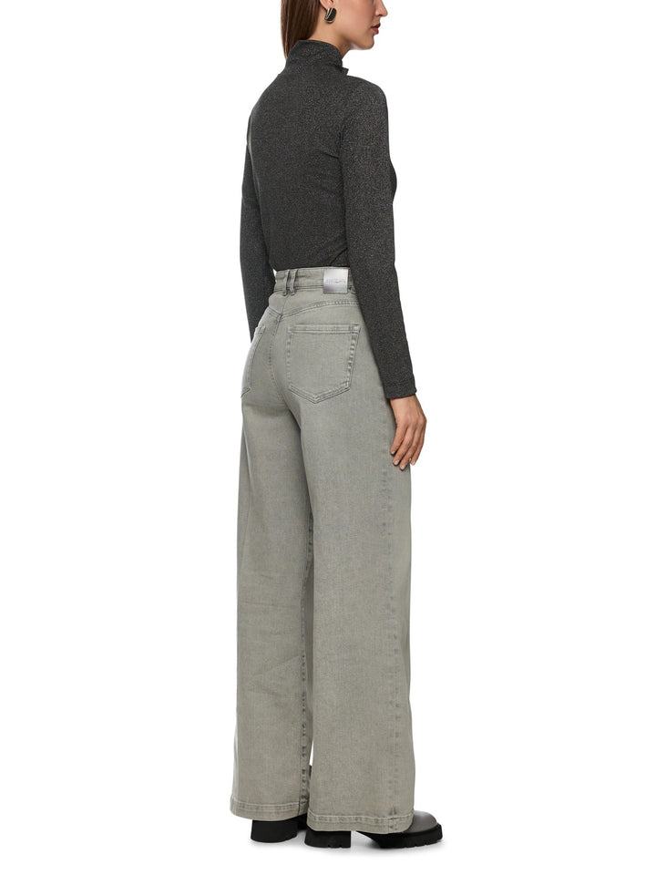 Marc Cain Longsleeve – Antraciet-DAMES TOPS & BLOUSES-Antraciet