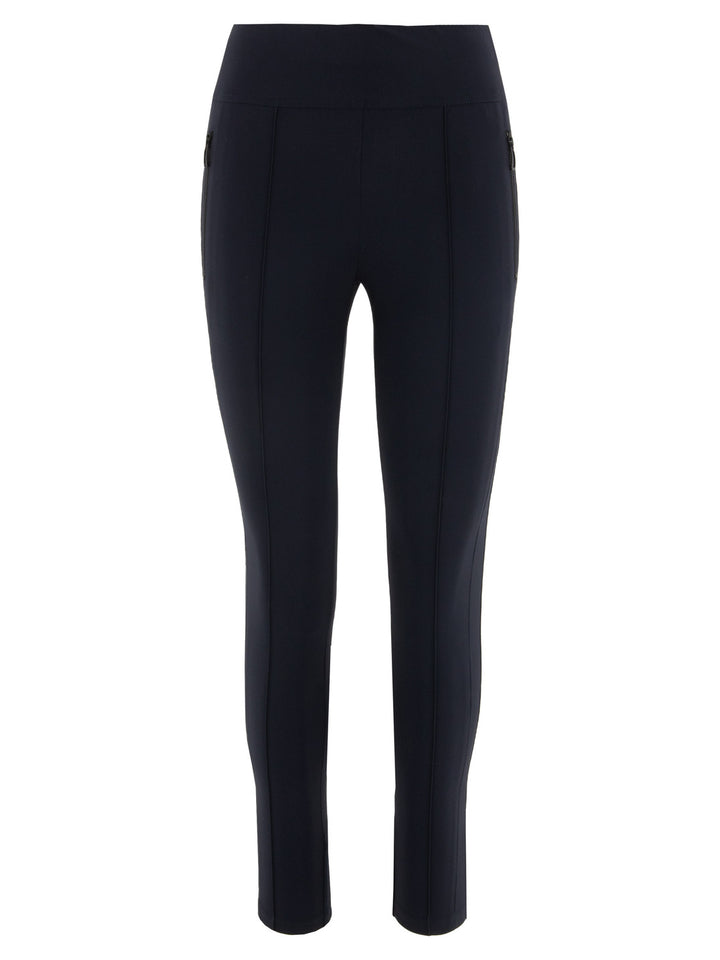 Marc Cain Marine Pantalon-73% Polyamide <br />27% Elasthan-DAMES BROEKEN-Blauw