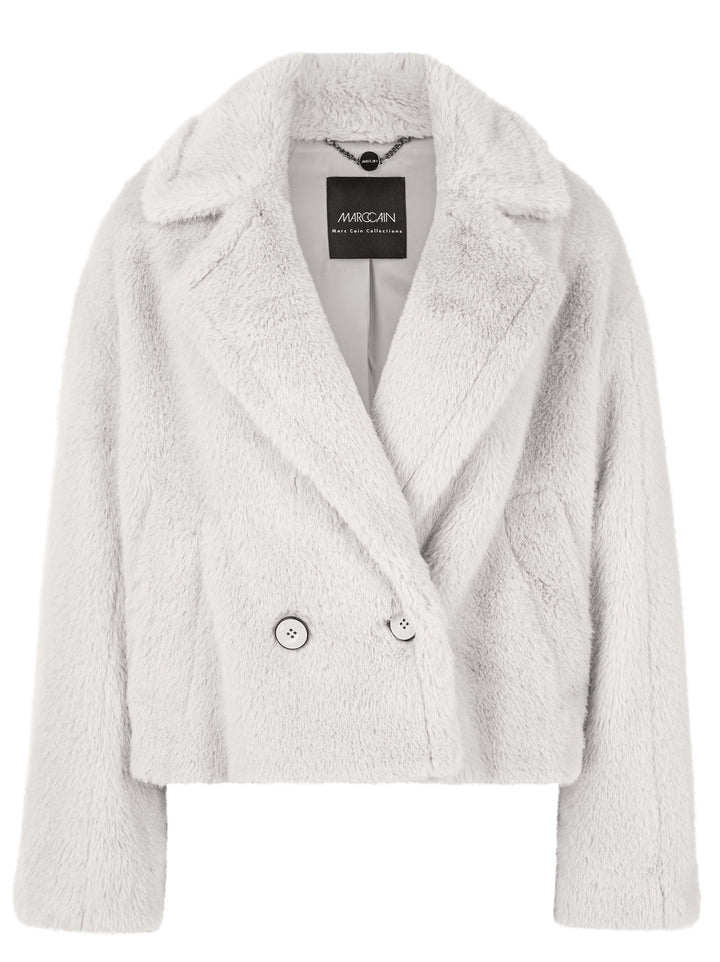Marc Cain Outdoor Mantel – Grijs-100% polyester<br />Voering: 55% polyester, 45% viscose-DAMES JASSEN & JACKS-Grijs