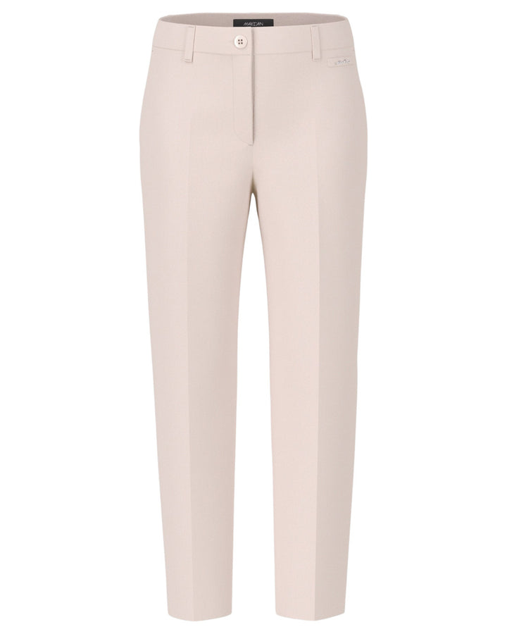 Marc Cain Pantalon Fordon – Light Desert Taupe-71% polyester, 22% viscose. 7% elasthaan -DAMES BROEKEN-Roze