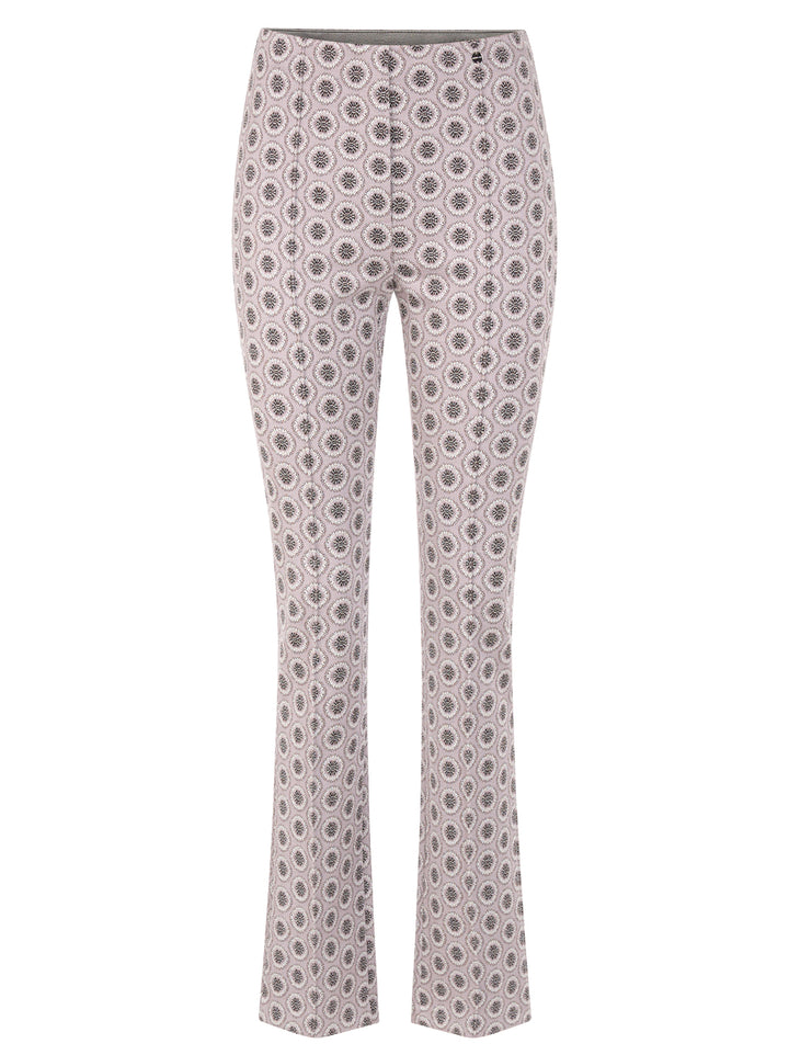 Marc Cain Pantalon Frederica – Roze-44% viscose, 29% polyamide, 24% polyester, 3% elasthaan-DAMES BROEKEN-Roze