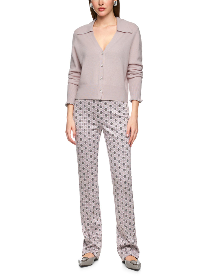 Marc Cain Pantalon Frederica – Roze-44% viscose, 29% polyamide, 24% polyester, 3% elasthaan-DAMES BROEKEN-Roze