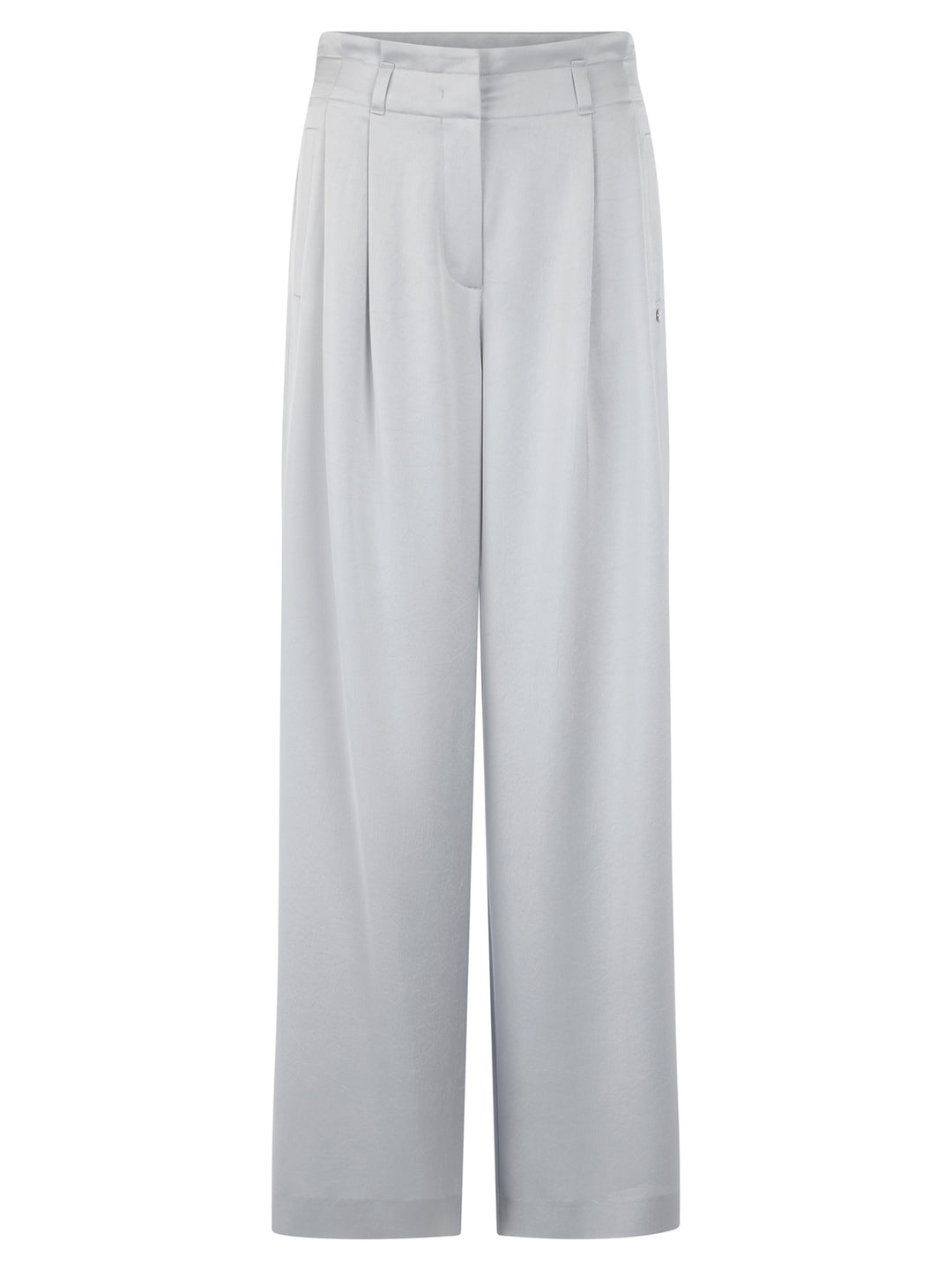 Marc Cain Pantalon – Grijs-82% acetaat, 18% polyester-DAMES BROEKEN-Grijs