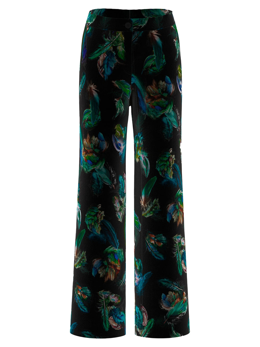 Marc Cain Pantalon – Groen-80% viscose, 20% polyamide-DAMES BROEKEN-Groen