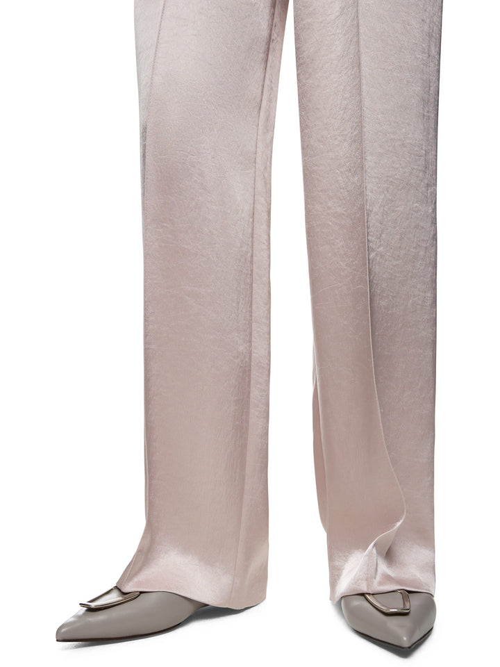 Marc Cain Pantalon – Roze-86% tri acetaat, 14% polyester-DAMES BROEKEN-Roze