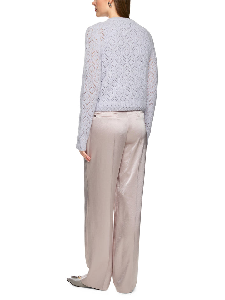 Marc Cain Pantalon – Roze-86% tri acetaat, 14% polyester-DAMES BROEKEN-Roze