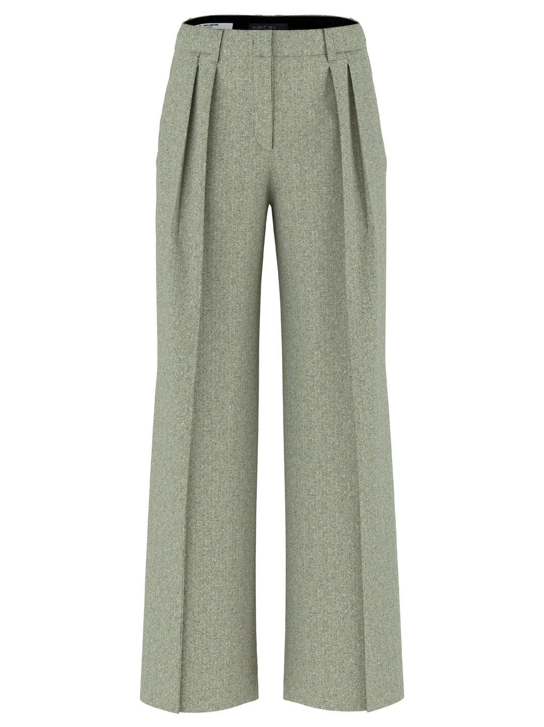 Marc Cain pantalon WICHITA in visgraatlook-voering: 51% polyester, 49% elastomultiester<br />alg.: 38% katoen, 27% wol, 1