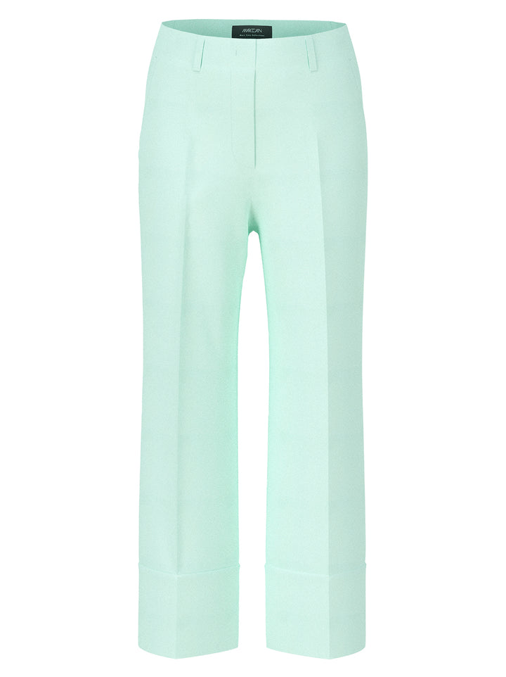 Marc Cain pantalon WUKARI-91% polyester, 9% elastaan-DAMES BROEKEN-Groen