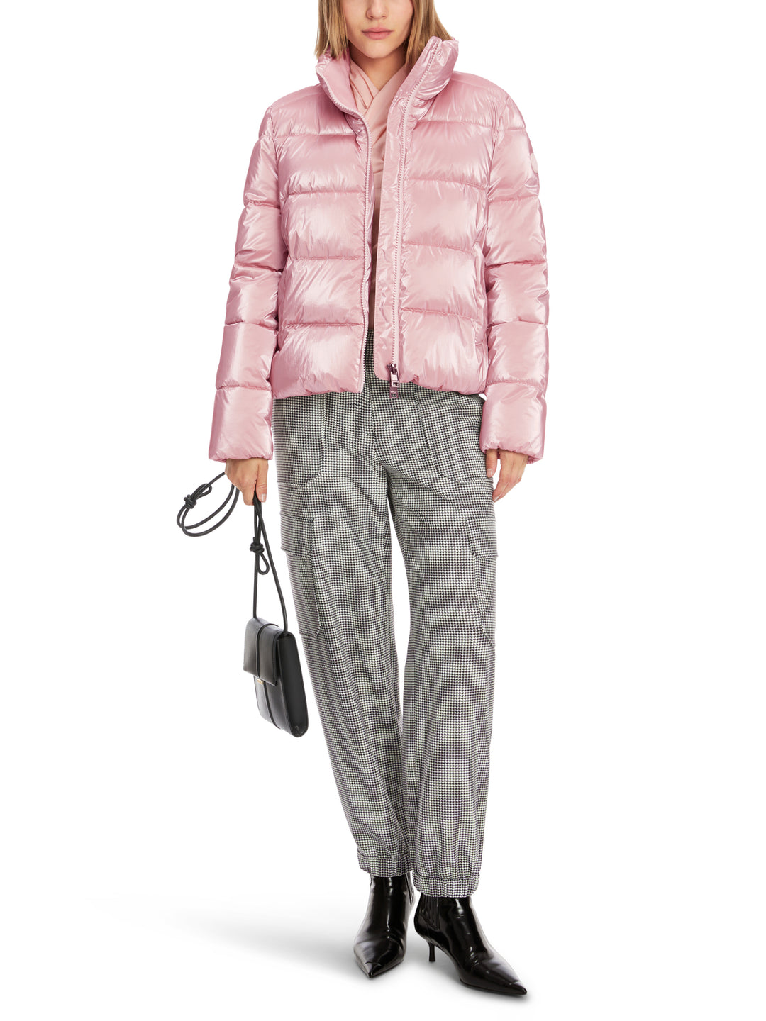 Marc Cain puffer outdoorjack -DAMES JASSEN & JACKS-Roze