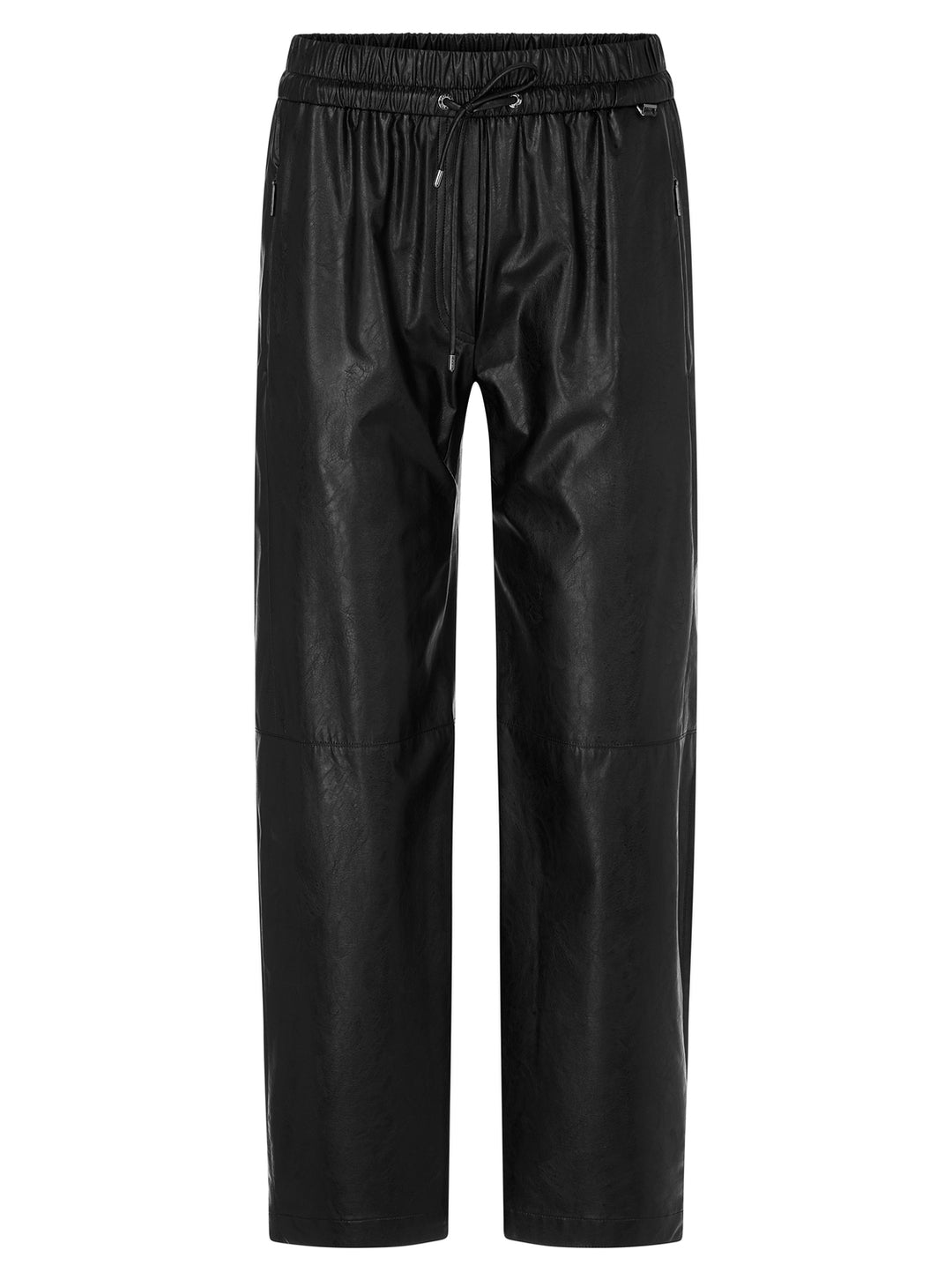 Marc Cain RANCHI Pantalon – Zwart-100% polyester-DAMES BROEKEN-Zwart