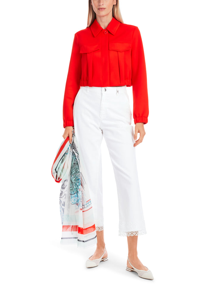 Marc Cain Rethink Together” jeans model WIGAN-70% katoen (regeneratief), 20% katoen, 8% elastomultiester, 2% elastaan-DAM