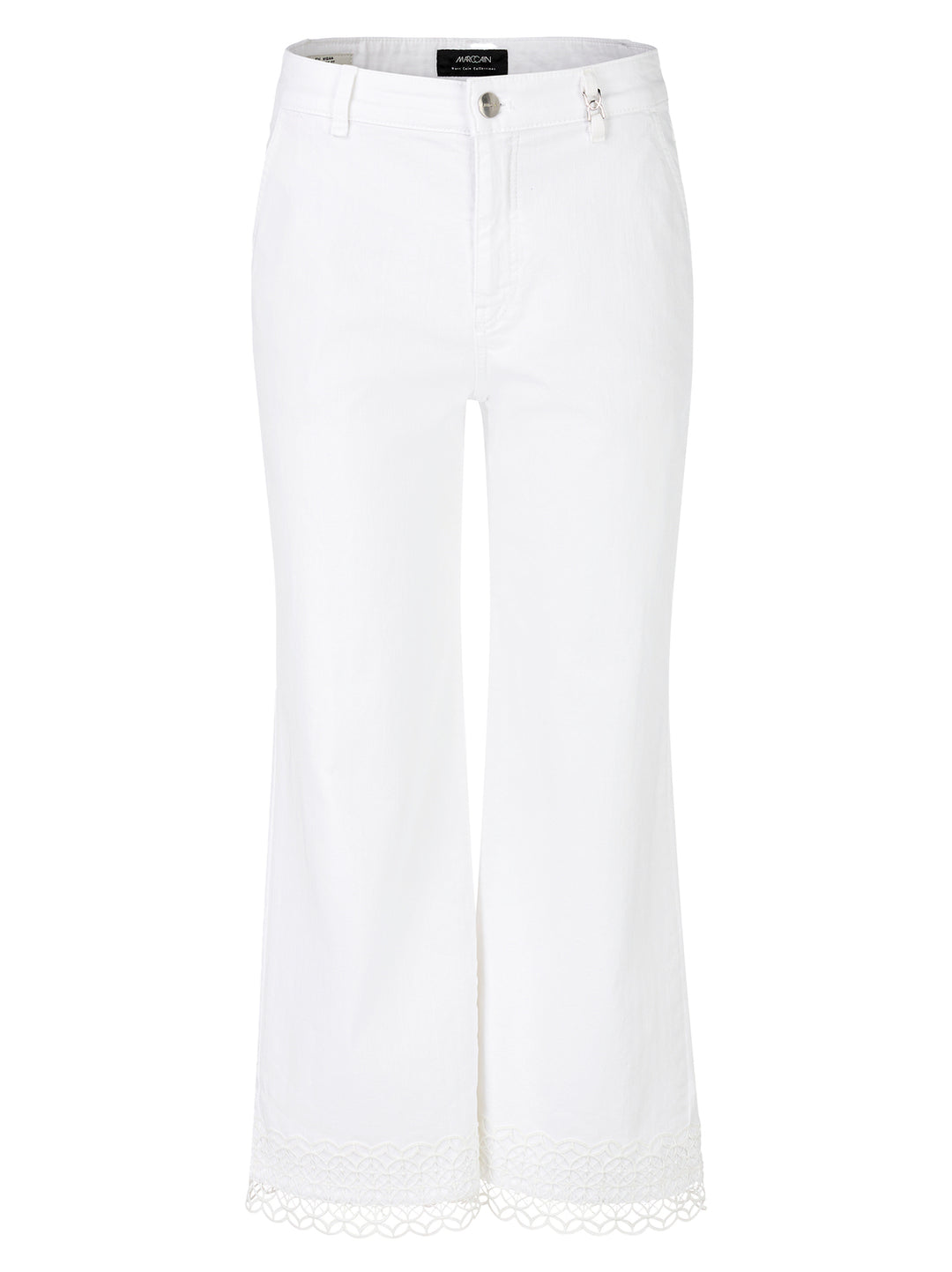 Marc Cain Rethink Together” jeans model WIGAN-70% katoen (regeneratief), 20% katoen, 8% elastomultiester, 2% elastaan-DAM