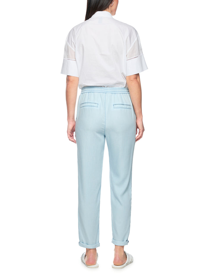 Marc Cain Rhodos 'Rethink Together' Jeans – Blauw-100% lyocel-DAMES BROEKEN-Blauw