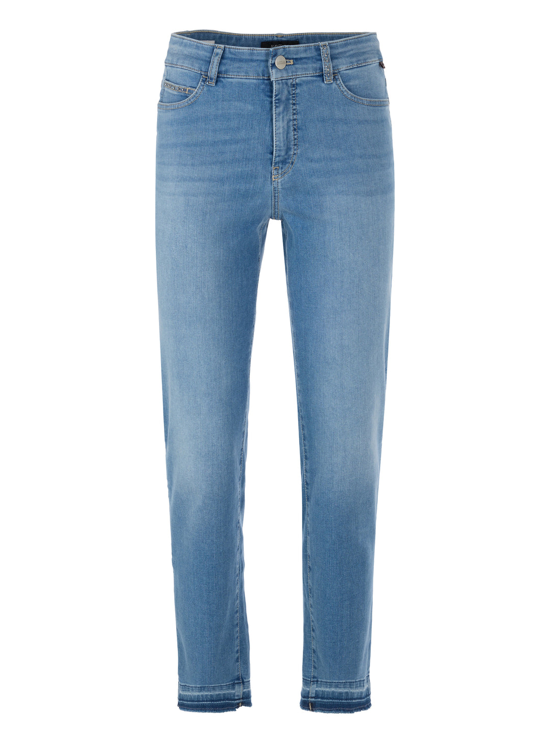 Marc Cain – SILEA Slim Fit Jeans-78% katoen, 20% polyester, 2% elastaan-DAMES BROEKEN-Blauw