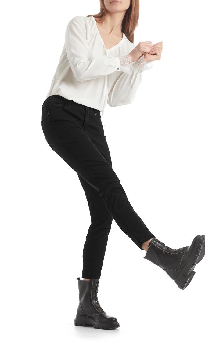 Marc Cain smalle jeans-alg.: 85% katoen, 11% elastomultiester, 4% elastaan-DAMES BROEKEN-Zwart