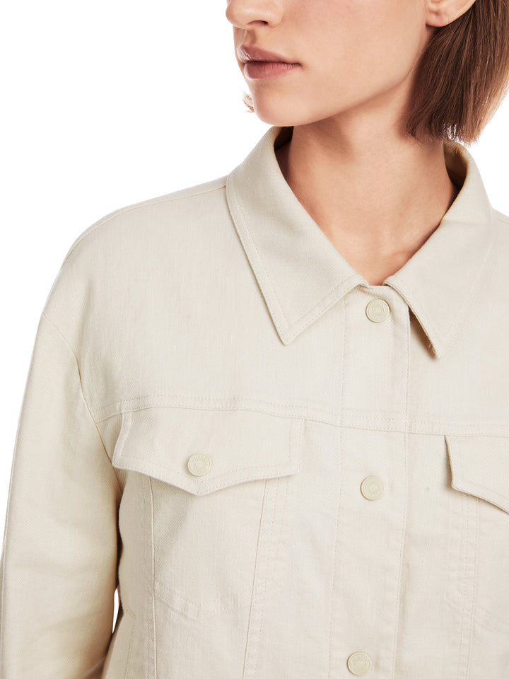 Marc Cain Sportief Jack – Licht Beige-DAMES JASSEN & JACKS-Beige