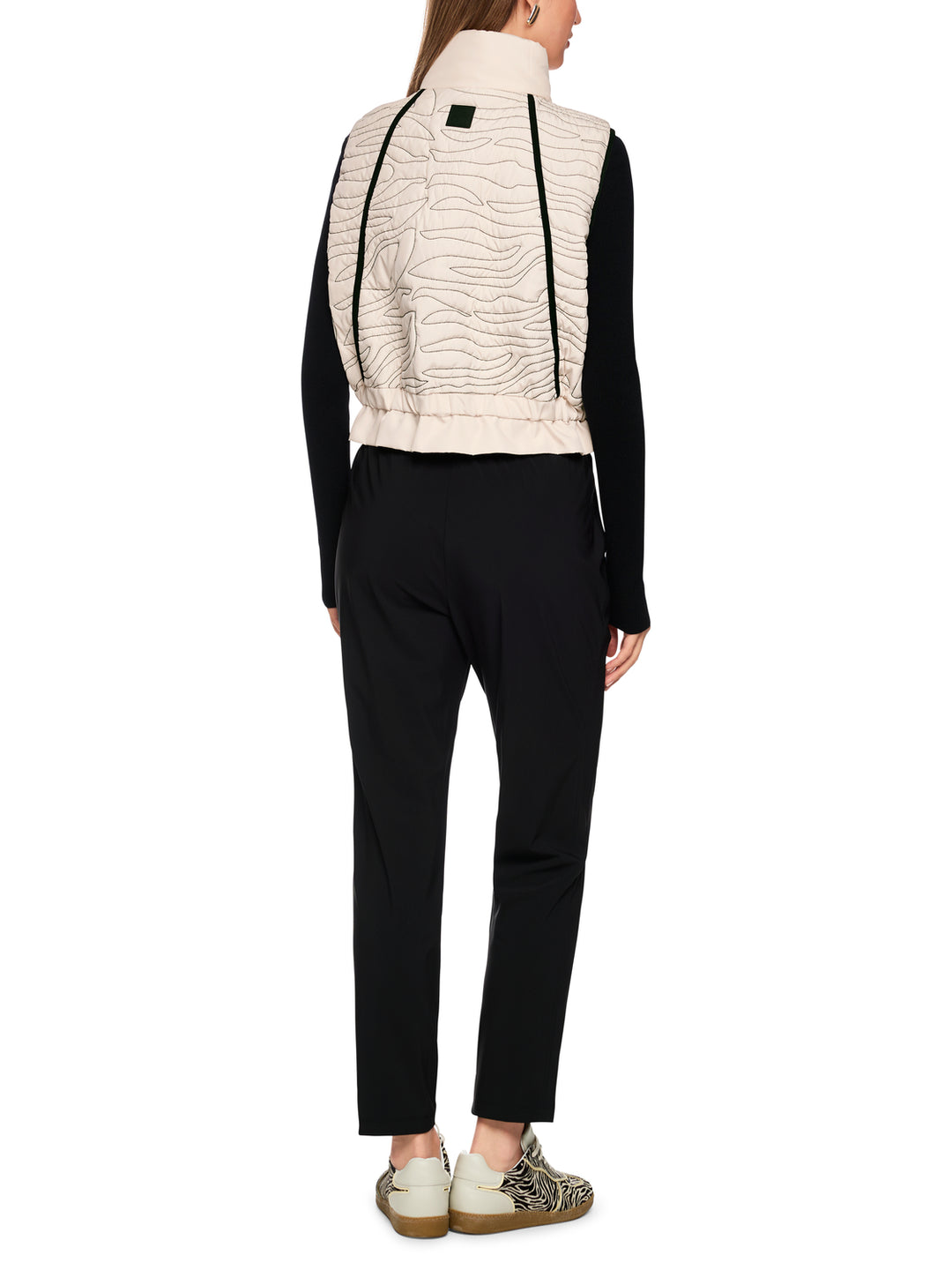 Marc Cain Sports – Beige Bodywarmer-100% polyester-DAMES JASSEN & JACKS-Beige