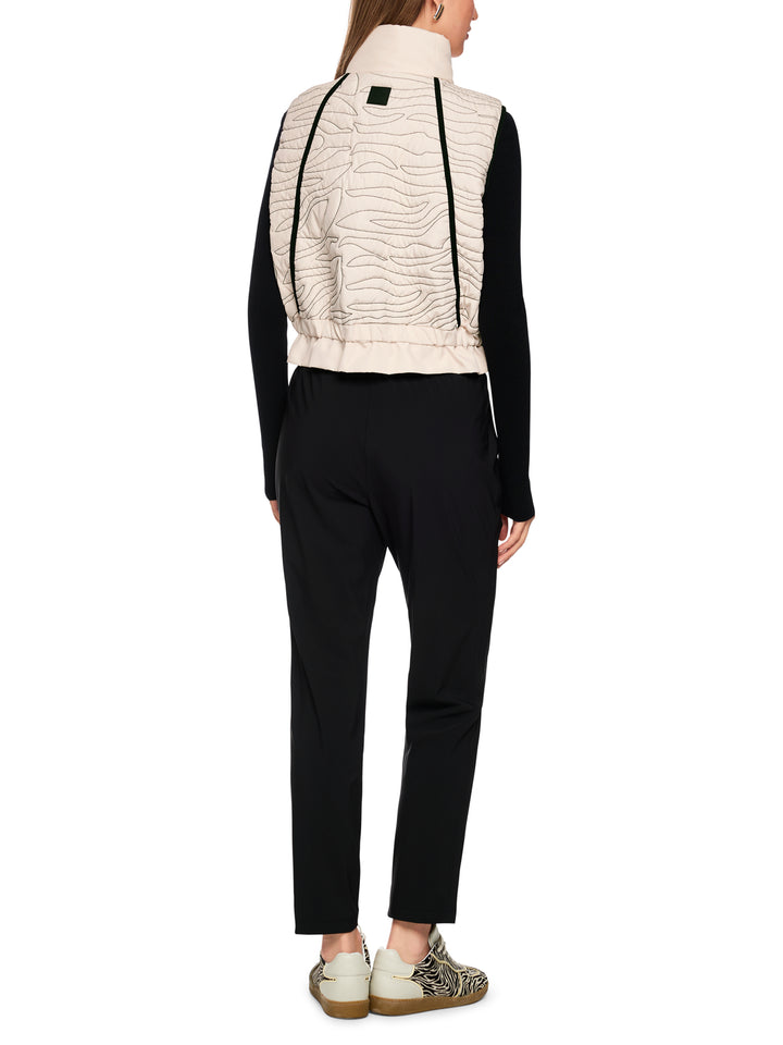 Marc Cain Sports – Beige Bodywarmer-100% polyester-DAMES JASSEN & JACKS-Beige