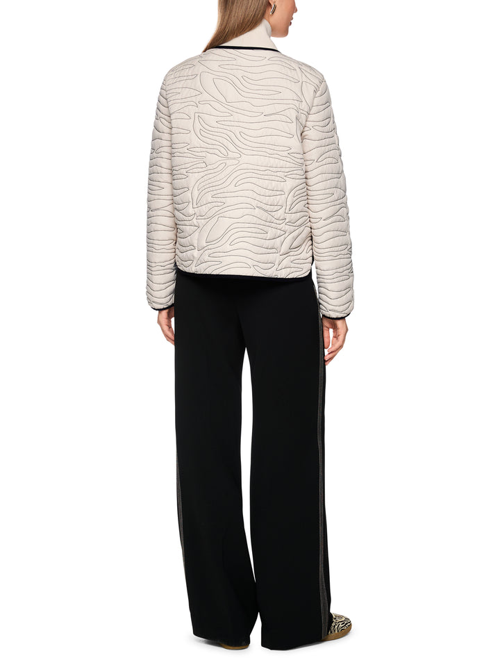 Marc Cain Sports – Beige Sportief Jack-100% polyester-DAMES JASSEN & JACKS-Beige