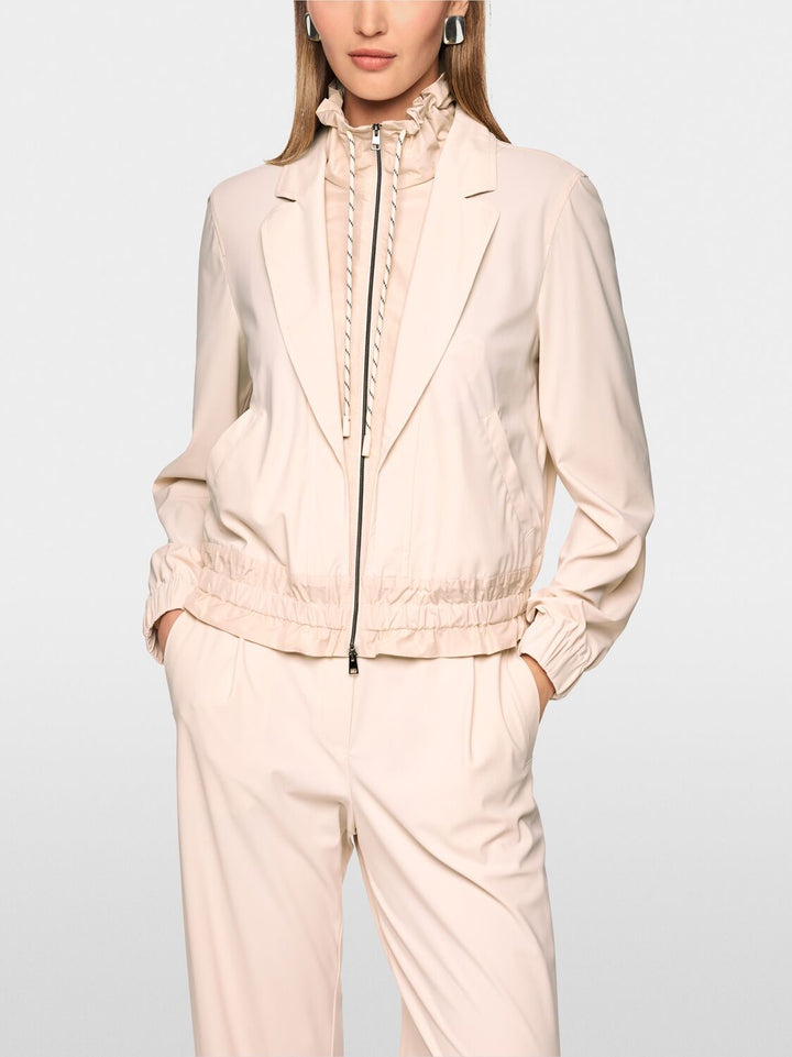 Marc Cain Sports – Blazer Beige-73% polyamide, 27% elastaan-DAMES BLAZERS & JASJES-Beige