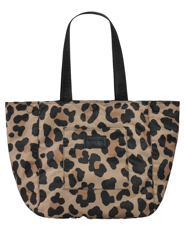 Marc Cain Sports Handbag – Bruin-100% polyester-DAMES ACCESSOIRES-Bruin