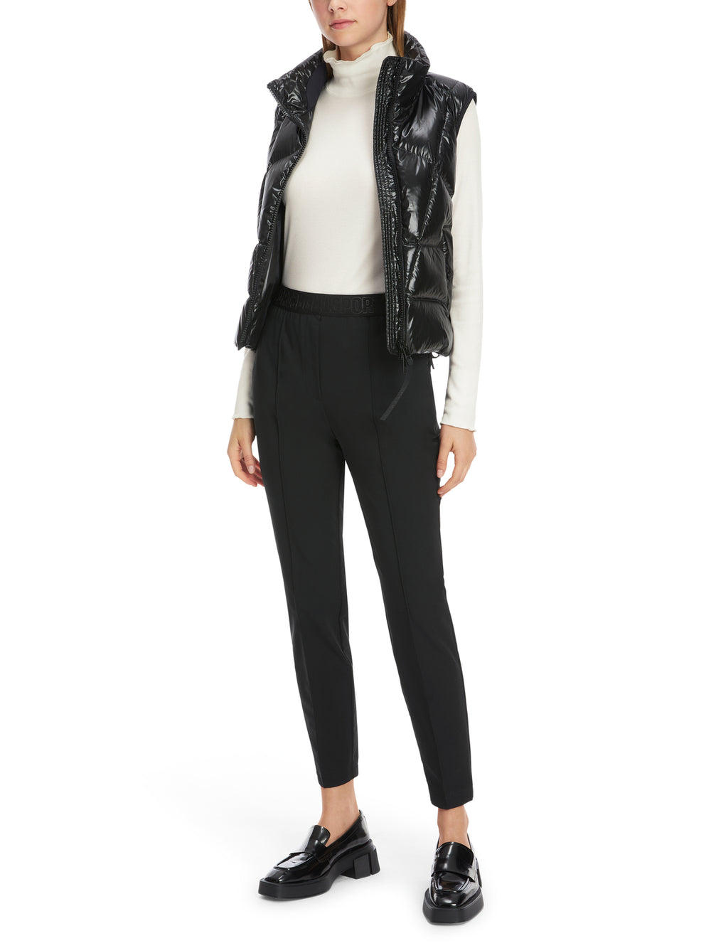 Marc Cain Sports Lace Knit Top – Room-94% katoen, 6% elastaan-DAMES TOPS & BLOUSES-Room