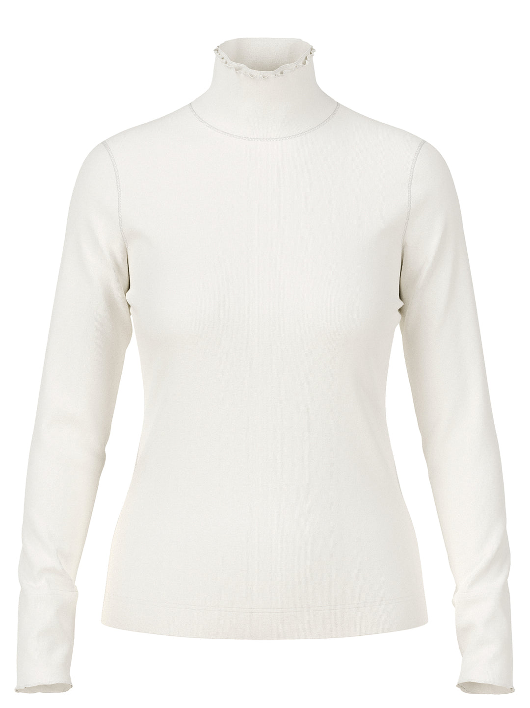 Marc Cain Sports Lace Knit Top – Room-94% katoen, 6% elastaan-DAMES TOPS & BLOUSES-Room