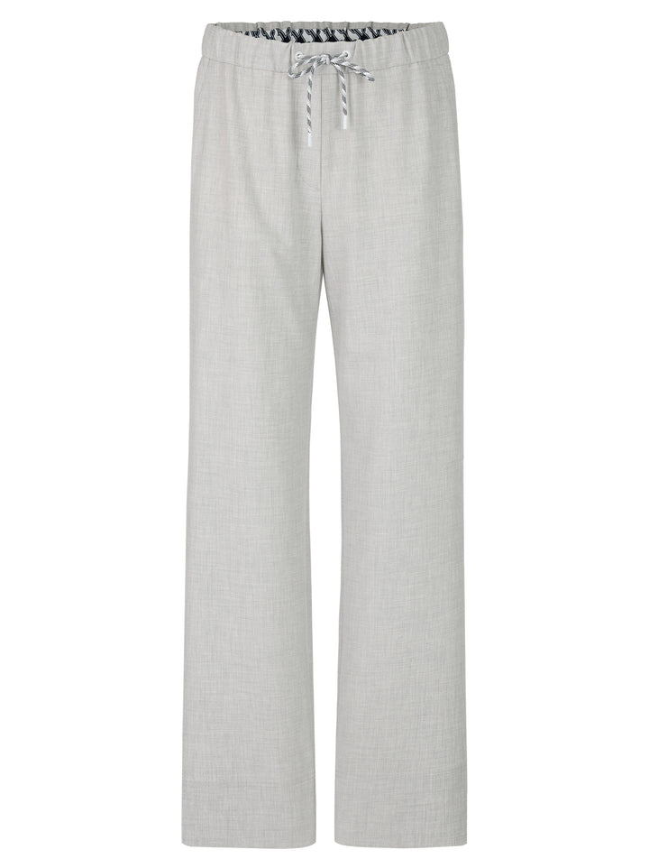 Marc Cain Sports Pantalon – Grijs-67% polyester, 29% viscose, 4% elasthaan-DAMES BROEKEN-Grijs