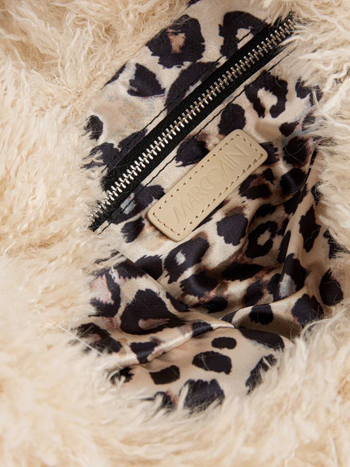 Marc Cain Sports Shoulder Bag – Beige-100% polyester-DAMES ACCESSOIRES-Beige