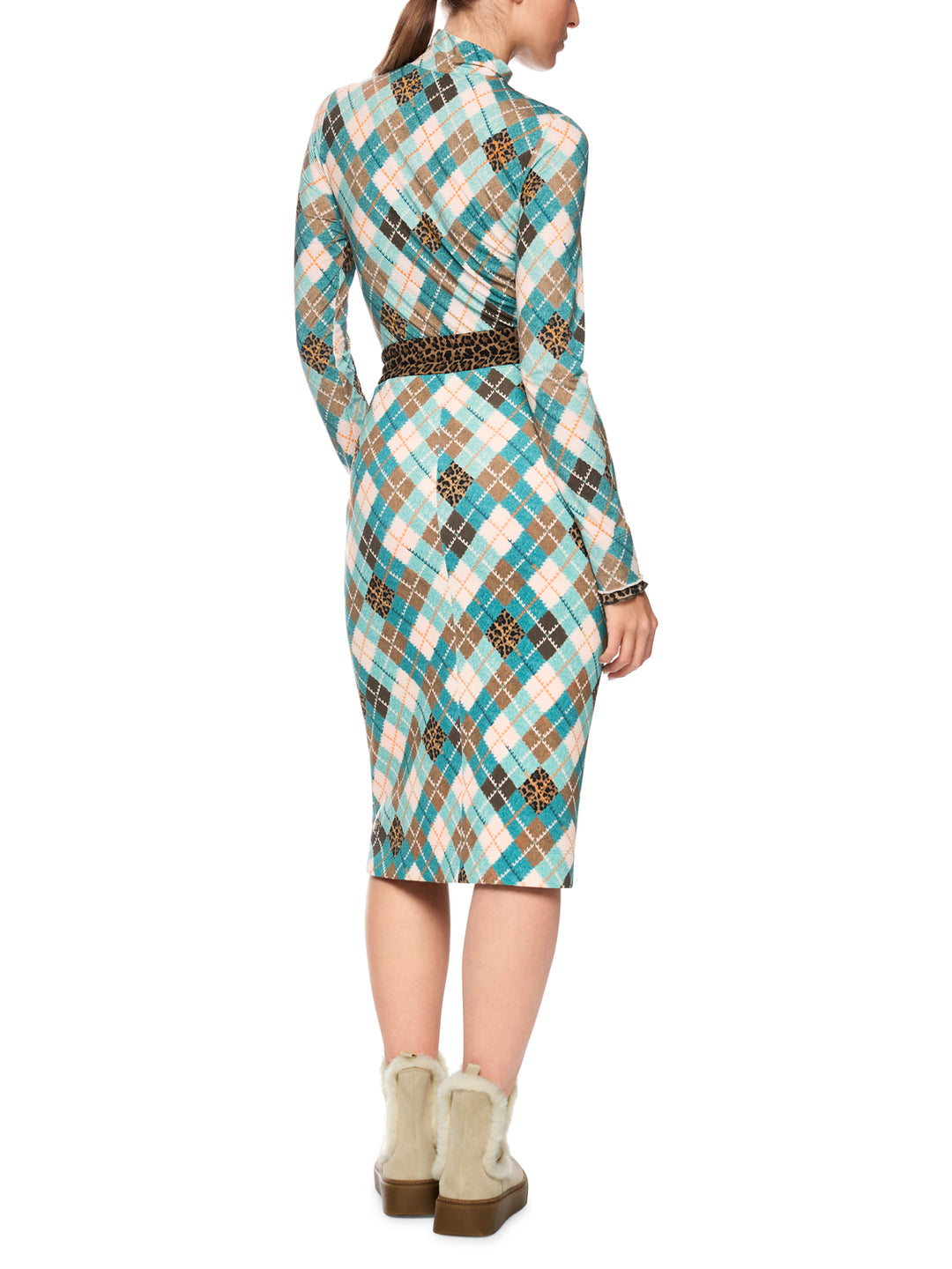 Marc Cain Sports Soft Knit Long Sleeve Top – Groen-84% polyamide, 16% elastaan-DAMES TOPS & BLOUSES-Groen