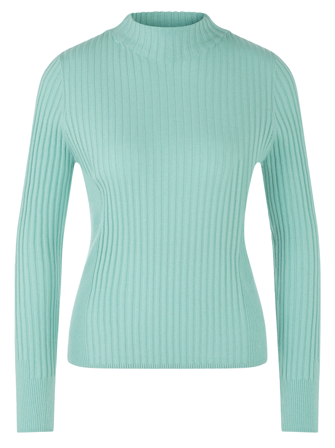 Marc Cain Sports Wool‑Cashmere Sweater – Blauw-47% wol, 38% viscose, 10% polyamide, 5% elastaan-DAMES TRUIEN & VESTEN-Bla