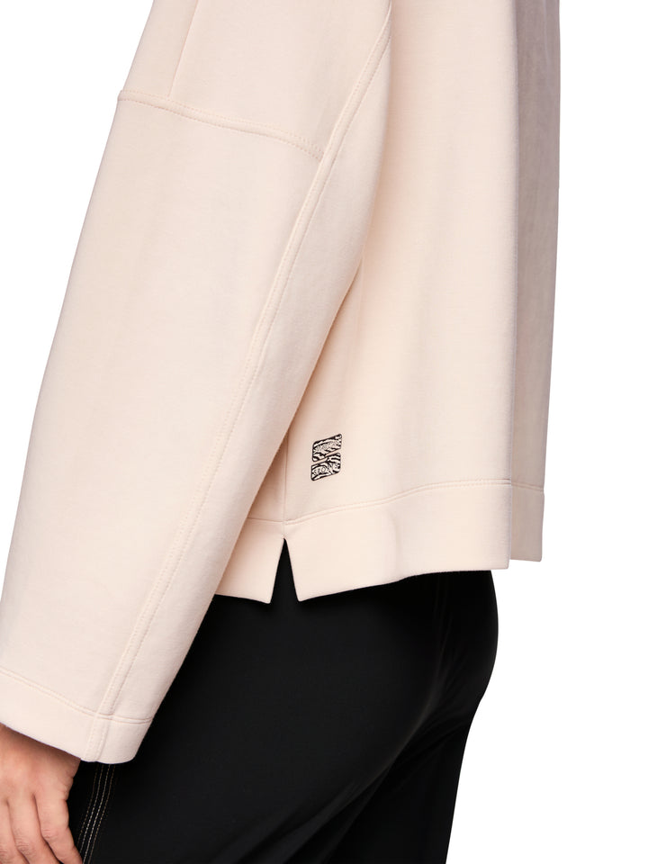 Marc Cain Sweater – Beige-88% katoen, 8% polyester, 4% elastaan-DAMES TRUIEN & VESTEN-Beige