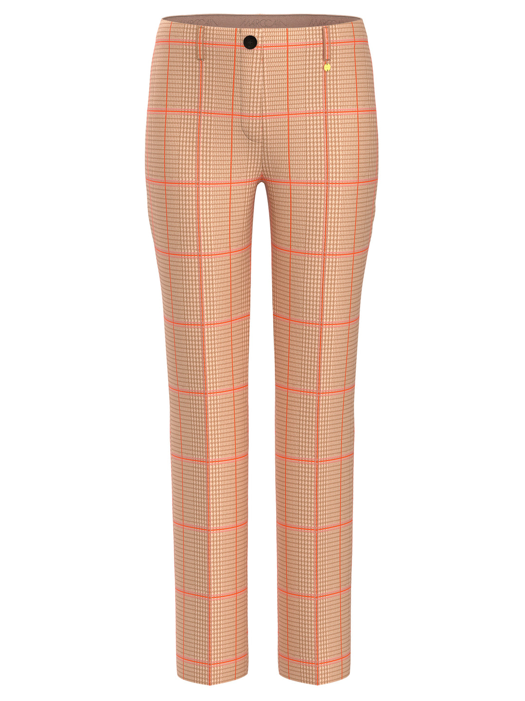 Marc Cain SYDNEY Pantalon – Bruin-57% polyester, 36% polyamide, 7% elastaan-DAMES BROEKEN-Bruin