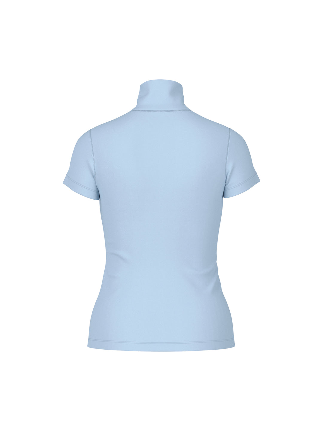 Marc Cain T-Shirt Korte Mouw – Blauw-95% katoen, 5% elastaan-DAMES TOPS & BLOUSES-Blauw