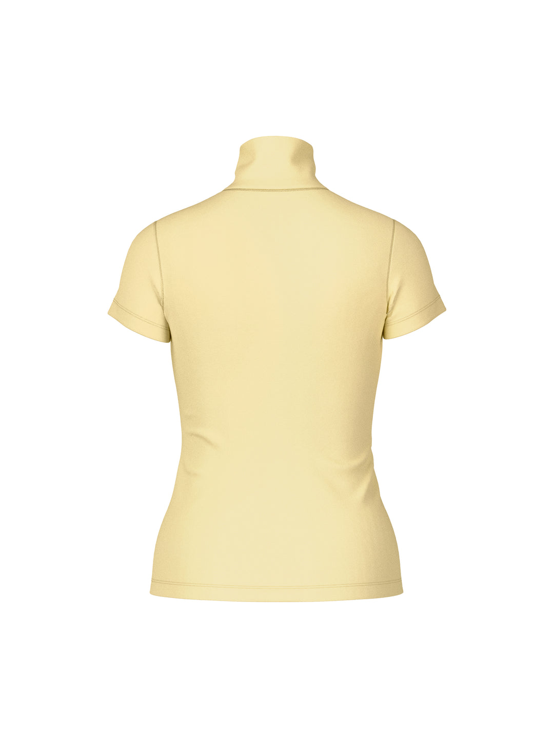 Marc Cain T-Shirt Korte Mouw – Geel-95% katoen, 5% elastaan-DAMES TOPS & BLOUSES-Geel
