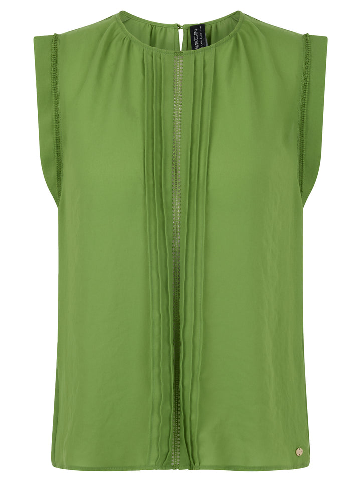 Marc Cain Top – Groen-100% polyester-DAMES TOPS & BLOUSES-Groen