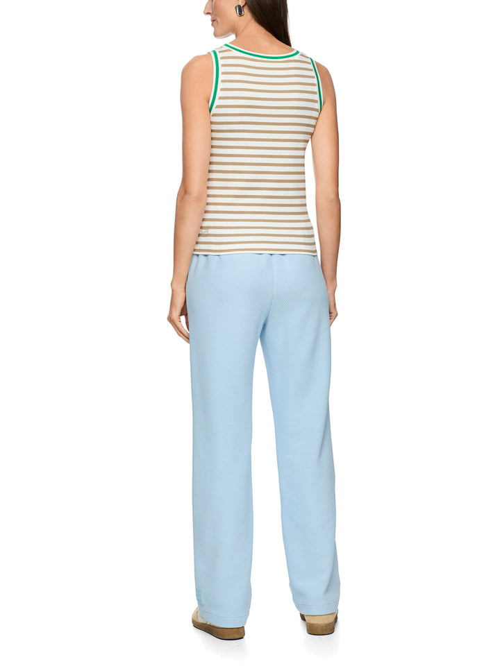 Marc Cain Top – Groen-94% katoen, 6% elastaan-DAMES TOPS & BLOUSES-Groen