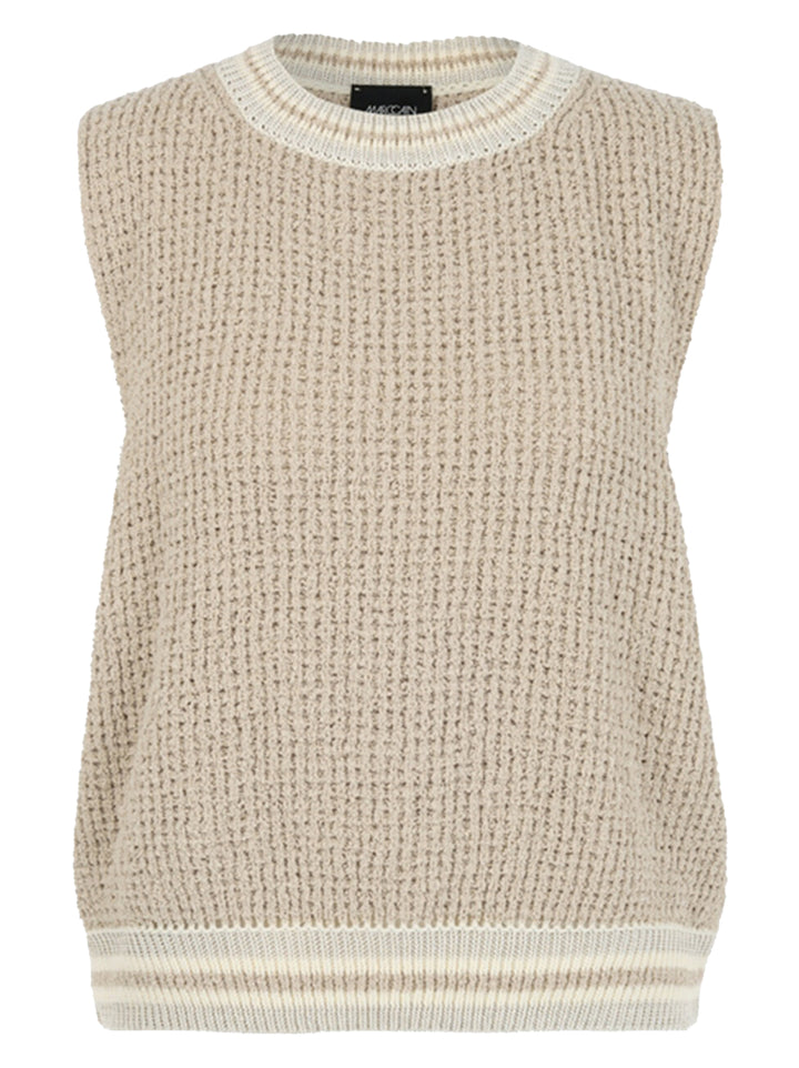 Marc Cain Top Knitted in Germany – Room-83% katoen, 17% polyamide<br />Band: 44% katoen, 31% viscose, 14% wol, 8% polyami