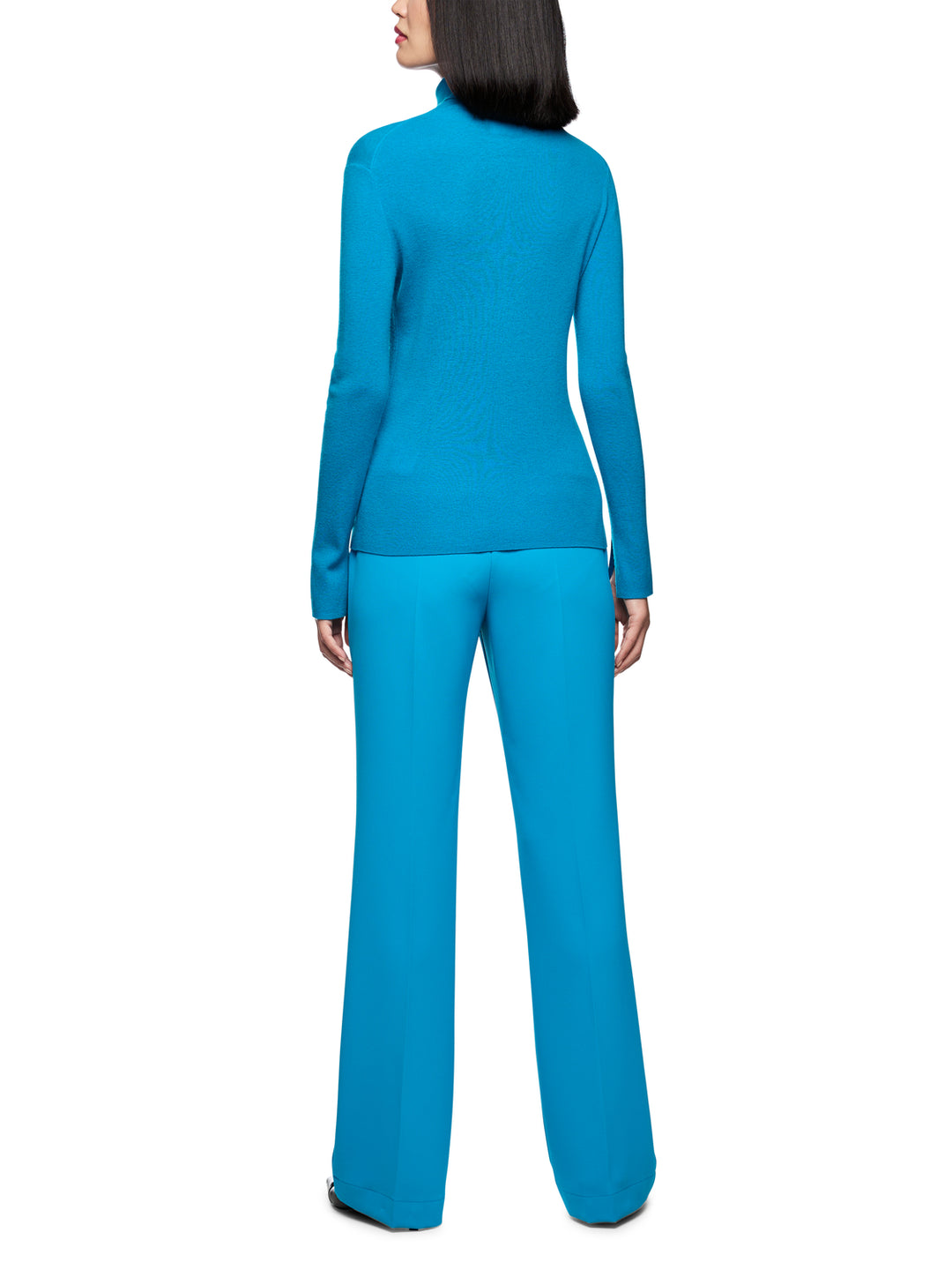Marc Cain Trui – Blauw-75% wol, 20% polyester, 5% cashmere-DAMES TRUIEN & VESTEN-Blauw