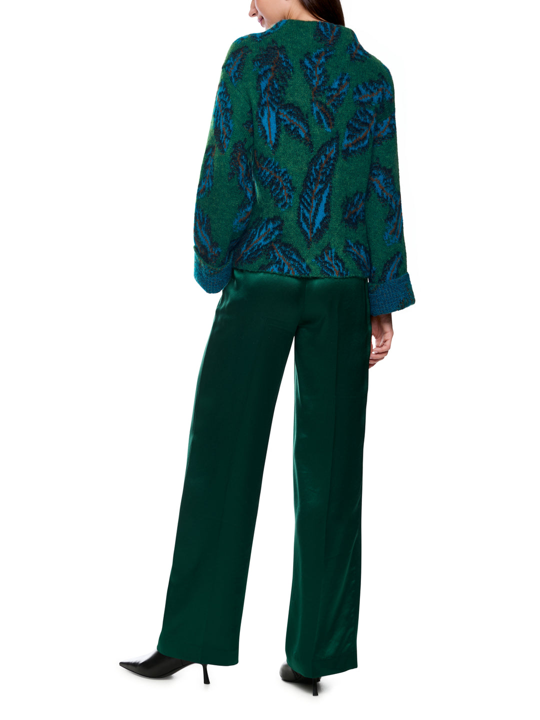 Marc Cain Trui – Groen-38% polyamide, 22% alpaca, 20% acryl, 11% mohair, 9% wol-DAMES TRUIEN & VESTEN-Groen