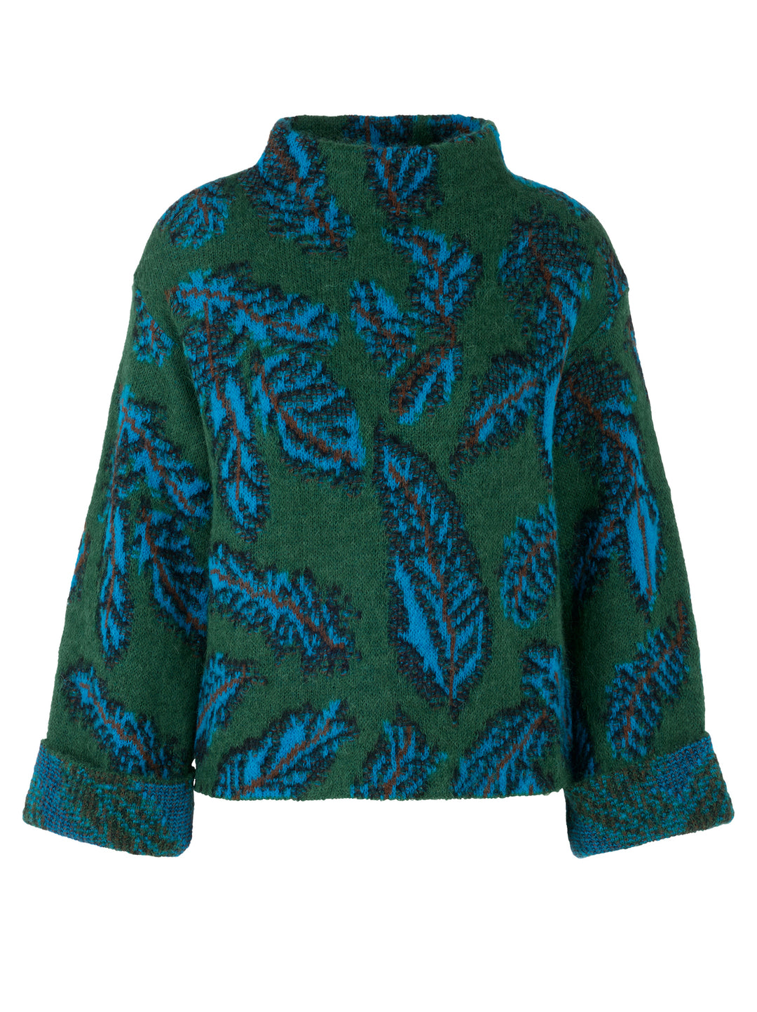 Marc Cain Trui – Groen-38% polyamide, 22% alpaca, 20% acryl, 11% mohair, 9% wol-DAMES TRUIEN & VESTEN-Groen