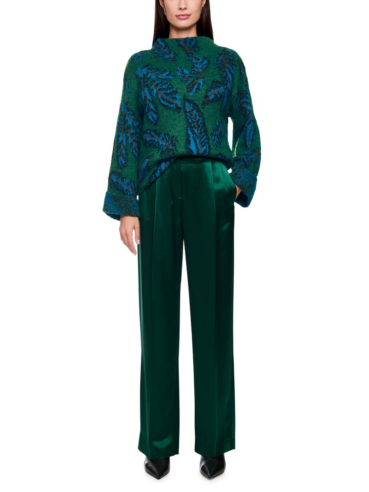 Marc Cain Trui – Groen-38% polyamide, 22% alpaca, 20% acryl, 11% mohair, 9% wol-DAMES TRUIEN & VESTEN-Groen