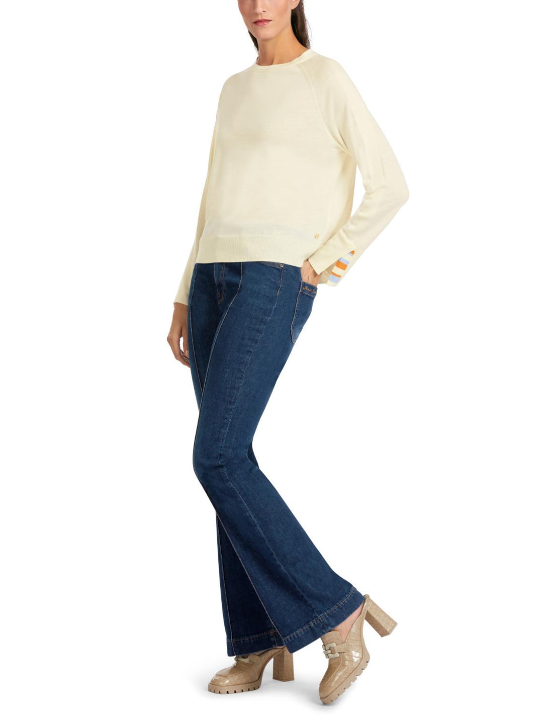 Marc Cain trui met splitten-100% scheerwol-DAMES TRUIEN & VESTEN-Room