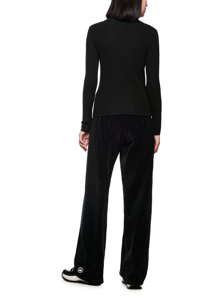 Marc Cain Trui – Zwart-47% wol, 38% viscose, 10% polyamide, 5% elastaan-DAMES TRUIEN & VESTEN-Zwart