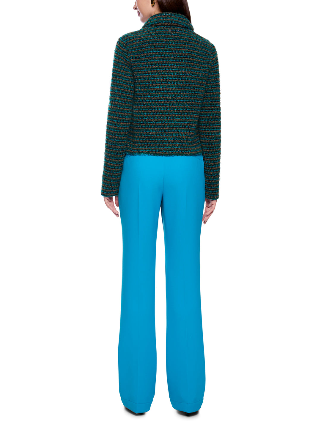 Marc Cain Vest – Blauw-38% polyamide, 22% alpaca, 20% acryl, 11% mohair, 9% wol-DAMES TRUIEN & VESTEN-Blauw