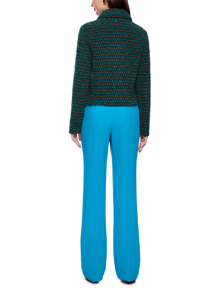 Marc Cain Vest – Blauw-38% polyamide, 22% alpaca, 20% acryl, 11% mohair, 9% wol-DAMES TRUIEN & VESTEN-Blauw